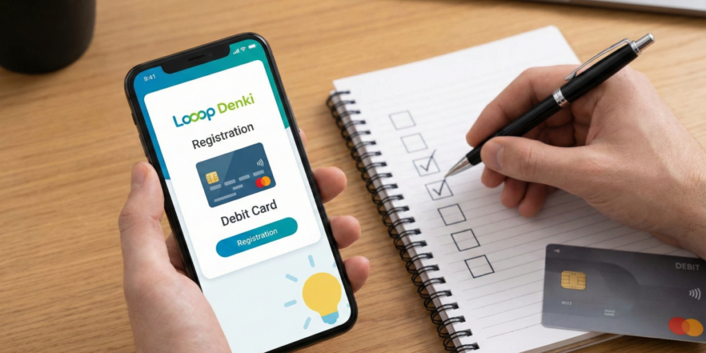 Looopでんきでデビットカードを支払い方法に登録するコツ