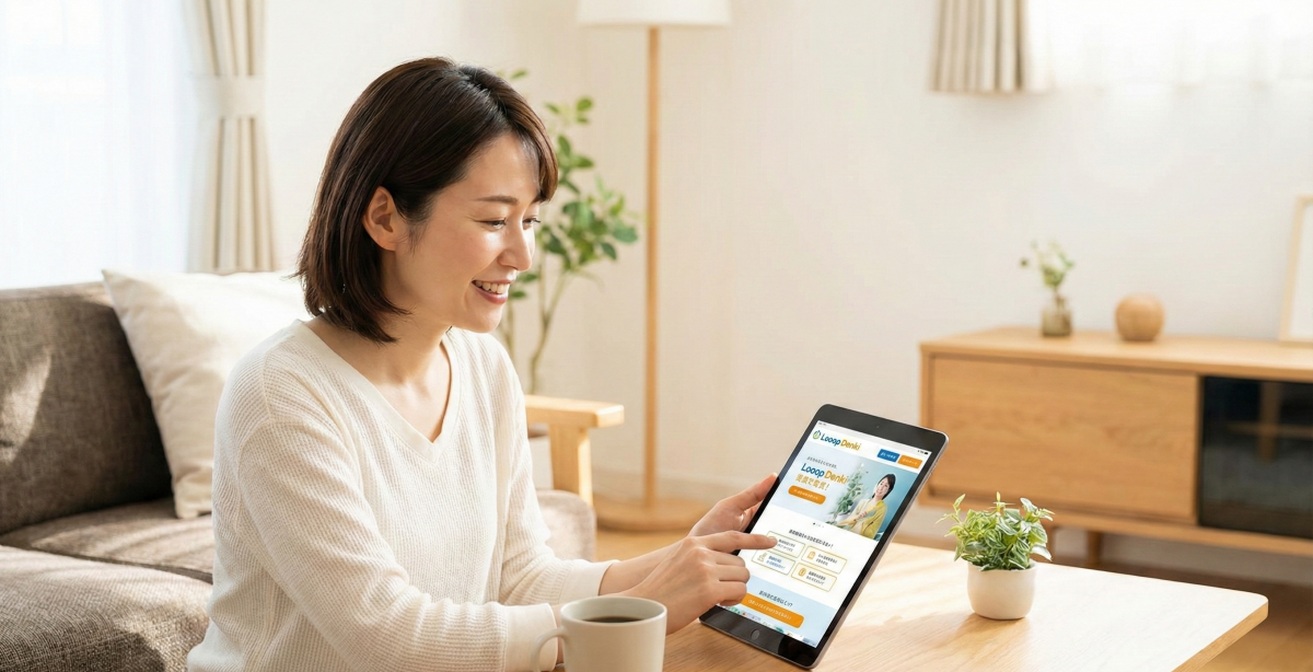 Looopでんき再開手続きのやり方を徹底解説！申し込み再開後の口コミや評判は？