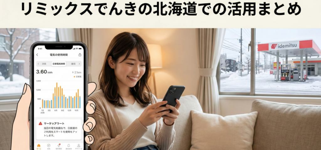 リミックスでんきの北海道での活用まとめ