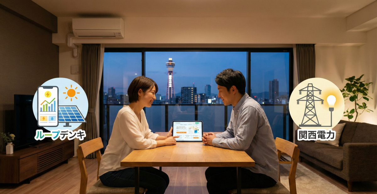 ループ電気と関西電力を比較！料金シュミレーションで損しない選び方を徹底解説