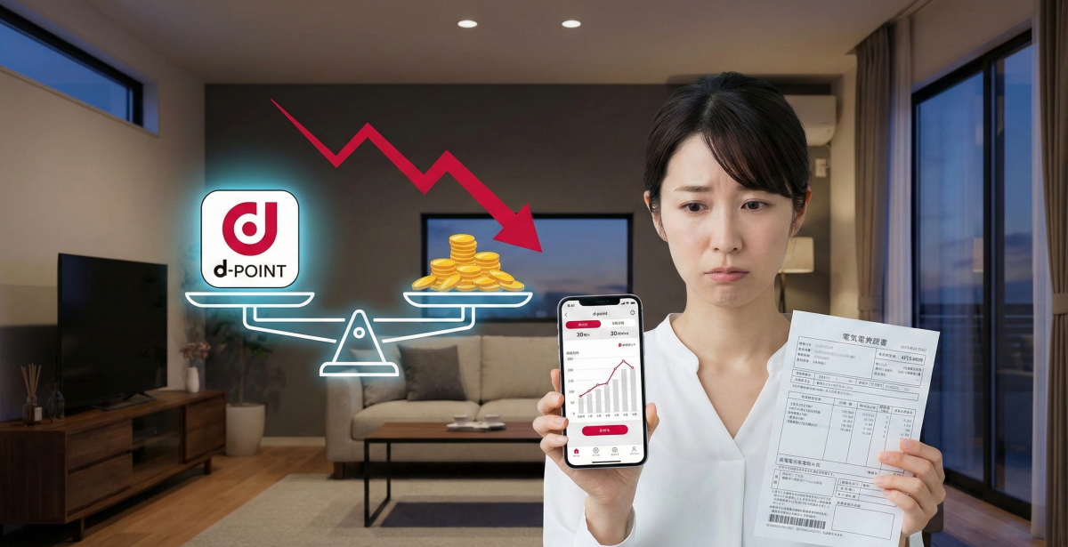 ドコモでんき改悪の落とし穴？損益分岐点と東京電力比較で判明した継続の判断基準