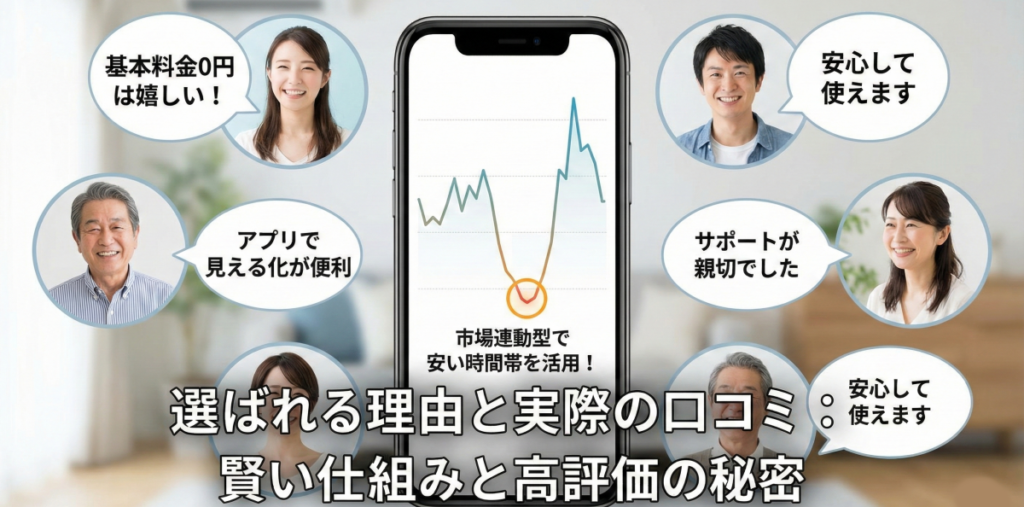 ループ電気のリボンエナジーが選ばれる理由と実際の口コミ