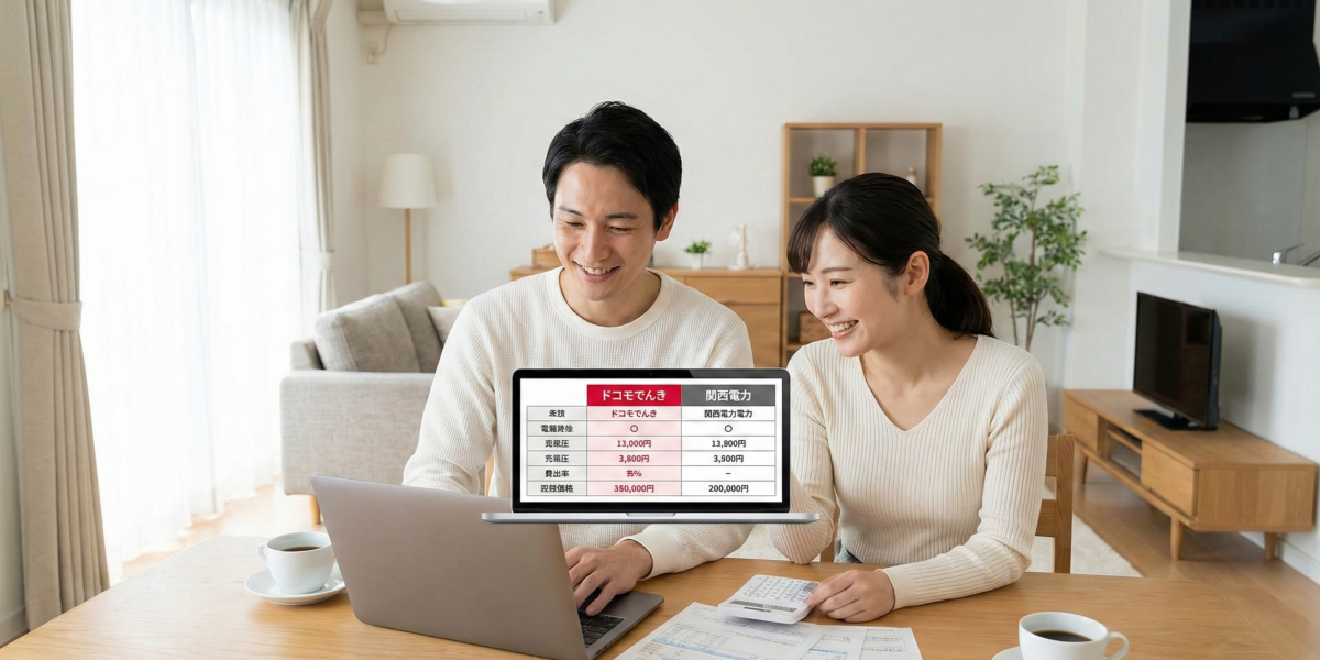 ドコモ電気と関西電力を比較して分かった！光熱費を安くするための最適解