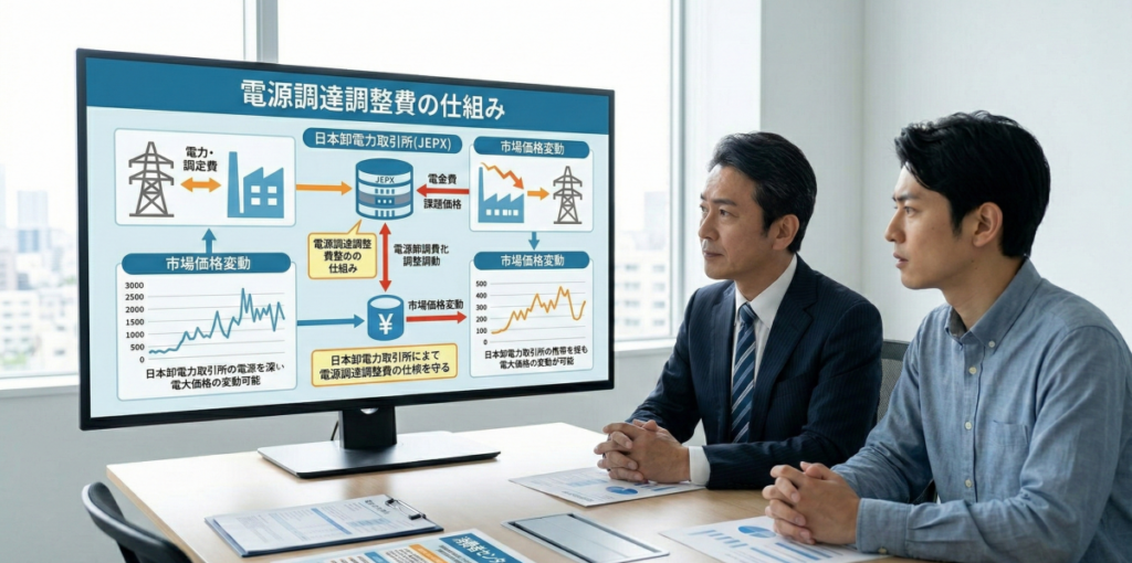 ハルエネの電気単価が変動する理由と電源調達調整費の影響