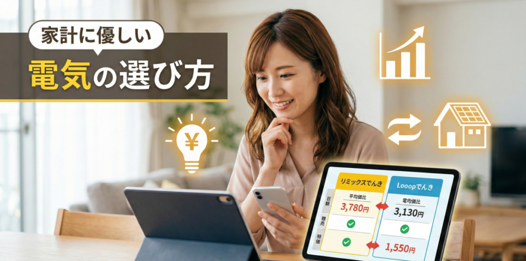 リミックスでんきとLooopでんきの違いと選び方