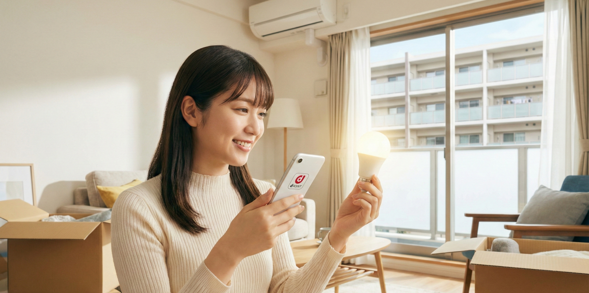 ドコモ電気をアパートで契約するメリット!一人暮らしの料金や引越し手続きを徹底レビュー