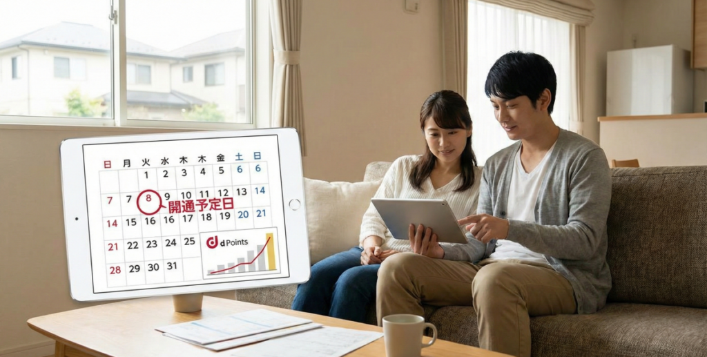 ドコモ電気の申し込みから開通までの期間とスムーズに始めるコツ