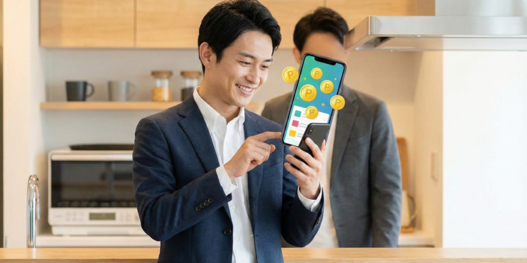 ドコモでんきとペア回線を活用してお得にポイントを貯める仕組み