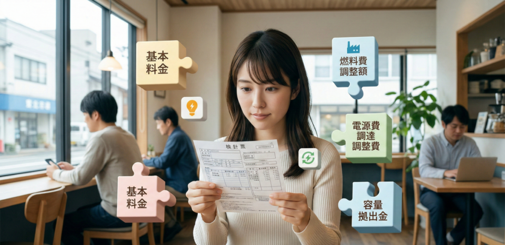 ハルエネ電気と東北電力の料金構造を解剖